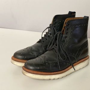 Used Grenson Fred V Wingtip Boots